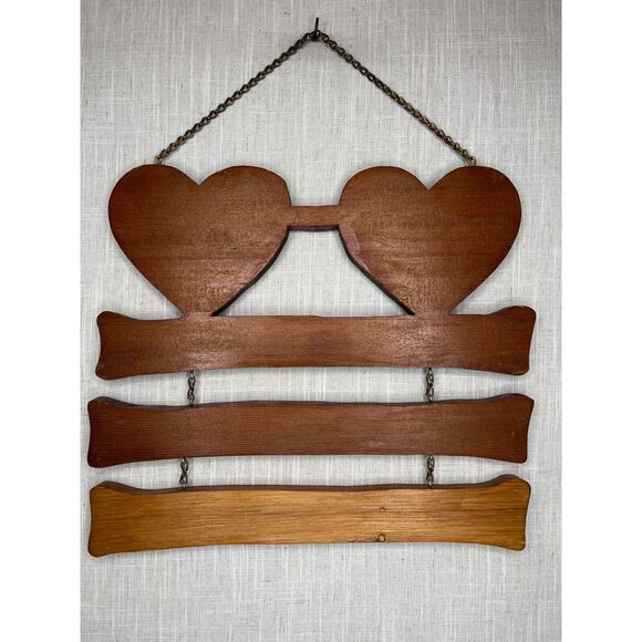 Vintage 70s Mom Queen of My Heart Plaque Wood Shop Class Project Mothers Day - Picture 9 of 9